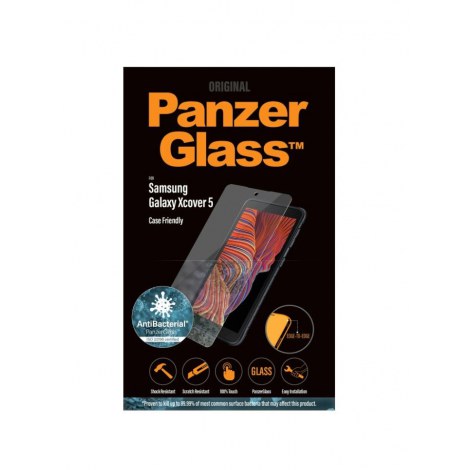PanzerGlass | Screen protector - glass | Samsung Galaxy Xcover 5 | Tempered glass | Black - 3